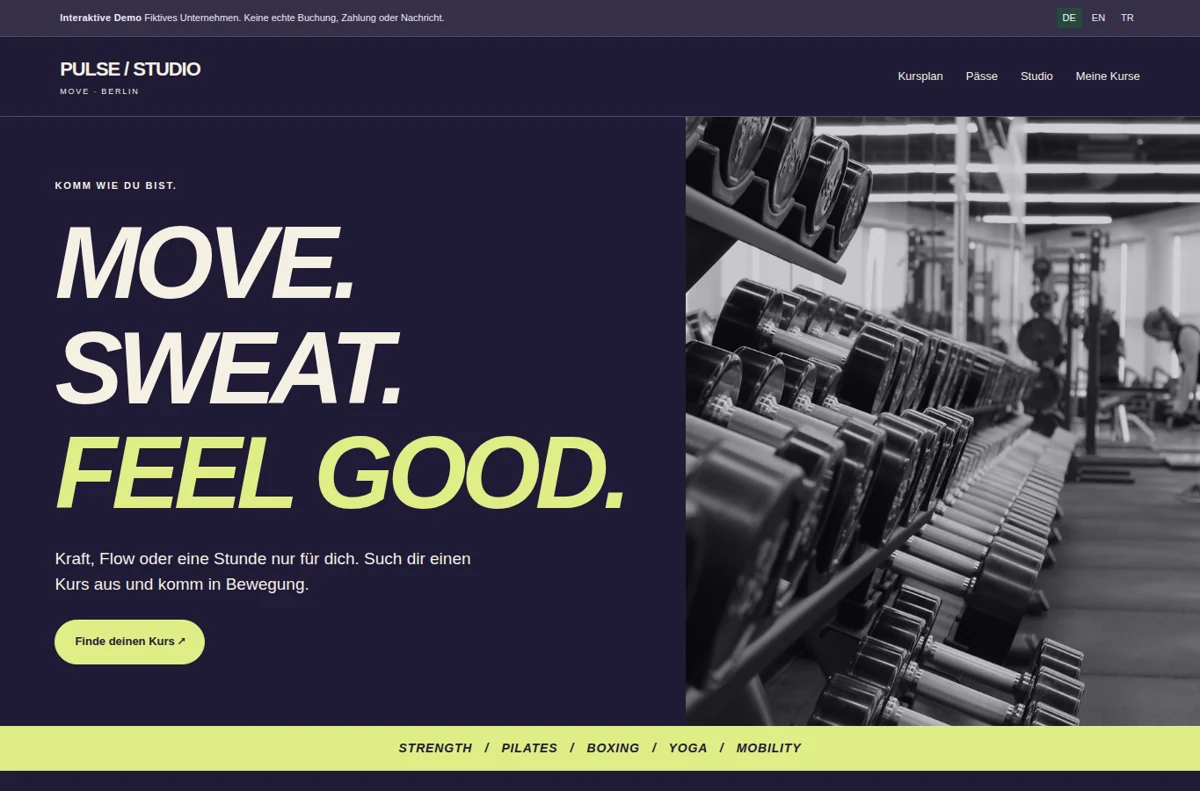Fitnessstudio
